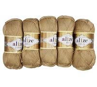 Alize 5 x 100g Diva Batik 500g Mercerised Acrylic Knitting Yarn