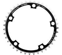 Alizé chainring, triple 40 teeth, black, Ø 130 mm center, 9/10-speed TA