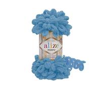 Alize Puffy Baby Blanket - Lot of 5 Skeins, 500gr, 50yds, 100% Micropolyester Soft, Super Chunky Bulky Worsted Yarn (16)