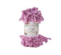 Alize Puffy Baby Blanket - Lot of 5 Skeins, 500gr, 50yds, 100% Micropolyester Soft Yarn, Super Chunky Bulky Worested Yarn (98)