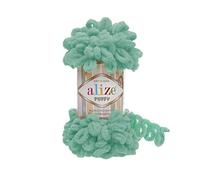 Alize Puffy Baby Blanket - Lot of 5 Skeins, 500gr, 50yds, 100% Micropolyester Soft Yarn, Super Chunky Bulky Worested Yarn (490)