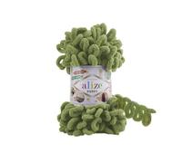 Alize Puffy Baby Blanket Yarn - Lot of 5 Skeins, 500gr, 50yds - 100% Micropolyester Soft Super Chunky Bulky Woven Worsted for Hand Knitting (485)