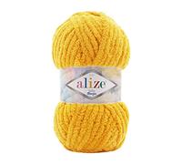 Alize Softy Mega Chunky Blanket, Scarf, Baby Knitting Crochet Yarn 100g Ball (1, 216SM)