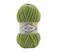 Alize Softy Mega Chunky Blanket, Scarf, Baby Knitting Crochet Yarn 100g Ball (1, 485SM)