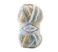 Alize Softy Mega Chunky Blanket, Scarf, Baby Knitting Crochet Yarn 100g Ball (1, 6395SM)