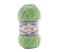 Alize Velluto 100 g Micro Polyester, Velvety Soft Plush Yarn for Knitting & Crochet, Fluffy Wool for Blankets, Cushions, Amigurumi & Clothing (103)