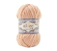 Alize Velluto 100% MicroPolyester Baby Blanket Yarn Lot of 5 skn 340 m 500 Gram, Yarn Weight: Super Bulky (Wedding Pink 866)