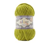 Alize Velluto 100% MicroPolyester Baby Blanket Yarn Lot of 5 skn 340 m 500 Gram, Yarn Weight: Super Bulky (Pistachio 11)