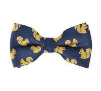 Alizeal Boys Pre-tied Bow Tie Novelty Adjustable Birthday Wedding Party Prom Kids Bow Tie, Gold Squirrels