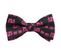 Alizeal Boys Pre-tied Bow Tie Novelty Adjustable Birthday Wedding Party Prom Kids Bow Tie, Hot Pink Car