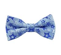 Alizeal Boys Pre-tied Bow Tie Novelty Adjustable Birthday Wedding Party Prom Kids Bow Tie, Light Blue Star