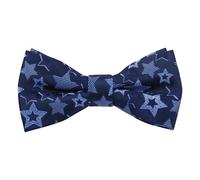 Alizeal Boys Pre-tied Bow Tie Novelty Adjustable Birthday Wedding Party Prom Kids Bow Tie, Navy Blue Star