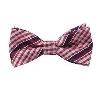 Alizeal Boys Tartan Check Stripe Pre-tied Bow Tie | Kids School Gifts Tie, Wrinkle Resistant Material, Perfect Kid Fit