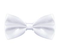 Alizeal Fashion Adjustable Pre-tied Holiday Bow Ties for Men, white