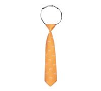 Alizeal Toddler 11inch Novelty Pre-Tied Necktie Elastic Adjustable Cute Animal Pattern for School Party Birthday Tie, Orange Bike