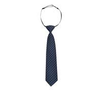Alizeal Toddler 11inch Novelty Pre-Tied Necktie Elastic Adjustable Cute Animal Pattern for School Party Birthday Tie, Navy Dots