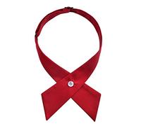 Alizeal Unisex Criss Cross Bow Tie for Women/Men/Girls/Boys, Maroon