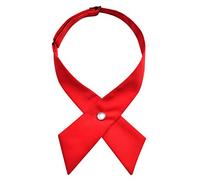 Alizeal Unisex Criss Cross Bow Tie for Women/Men/Girls/Boys, Red