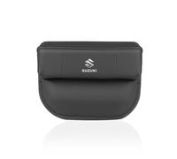 ALJLA Leather Car Seat Gap Organiser for Suzuki SX4 2006-2014, Anti-Drop Storage Box for Coins, Phone, Keys, Front & Back Seat Console Pocket -Easy to Install,normal-A-black