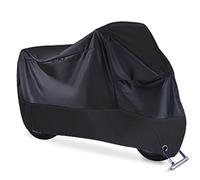 ALJLA Motorbike Cover for Peugeot Metropolis 400i RS Sport,Motorcycle Cover All Weather Covering,Large Waterproof Outdoor Moped Cover with Lock Holes-Easy to Store,E-XXXL(265 * 105 * 125cm)