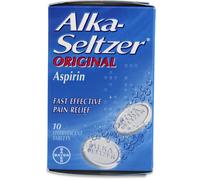 Alka Seltzer Original Aspirin 10 Effervescent Tablets