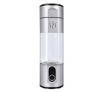 Alkadrops Portable Hydrogen Rich Water Maker Bottle 5000PPB Concentration PEM Membrane SPE Technology Type-C Recharge (Silver)