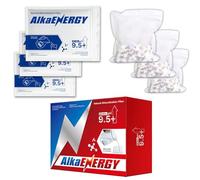 AlkaEnergy PH 9.5+ Alkaline Water Filter Pouch | Large 3-Pack (150g Each) | Filters Up to 400 Gallons | Adds Minerals, Increases pH, Removes Chlorine & Heavy Metals | for Jugs & Pitchers