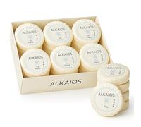 Alkaios Tissue Pleated Soap 50 x 15g | Individually Wrapped Guest Soaps | Mini Hotel Toiletries Bulk Pack | Travel Soap Bars for Hotels, Airbnb, Holiday Lets | Glycerine Enriched with Fresh Fragrance
