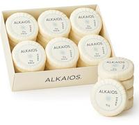 Alkaios Tissue Pleated Soap 50 x 15g | Individually Wrapped Guest Soaps | Mini Hotel Toiletries Bulk Pack | Travel Soap Bars for Hotels, Airbnb, Holiday Lets | Mason Miller