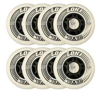 Alkali Hilo 4-76MM/4-80MM Outdoor Inline Roller Hockey Wheels Revel Cele 8 Pack - 82A
