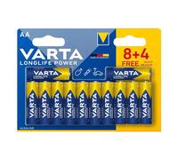ALKALINA LONGLIFE POWER AA BATTERY - LR06 (BLISTER 12 units) of size Ø14.5x50.5 mm, designed to offer long-lasting performance and reliability in your devices. Ideal for everyday use.