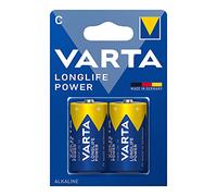 ALKALINA LONGLIFE POWER C BATTERY - LR14 (BLISTER 2 units) - Ø26,2x50 mm. Power and durability for your devices, ideal for toys, flashlights and more. Trust your performance!