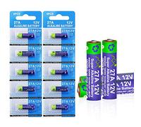 Alkaline 27A A27 MN27 Mercury Free Battery 12V Pack of 10 Multi Value Pack (27A V27A LR27A WE27A L828) Designed for Use in Remote Controls, Radio Door Bells and Security Systems