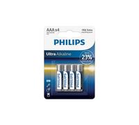 Philips LR03E4B/10 - Ultra Alkaline 1.5V LR03 AAA Alkaline Batteries - Up to 23% more power!