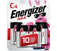 Energizer E93BP-4 Household Battery Single-Use Battery C Alkaline 1.5 V - Batteries (Single-Use Battery, C, Alkaline, Cylindrical, 1.5 V, 4 Pieces))