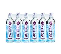 Alkaline Ionised Spring Water pH9+ (24x 600ml) Purified with Electrolytes Clean and Smooth Taste ACTIPH Water