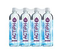 Alkaline Ionised Spring Water pH9+ Purified with Electrolytes Clean and Smooth Taste ACTIPH Water (1L x12)