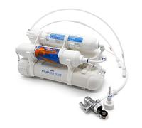 Alkaline (pH), 5 Stage Reverse Osmosis Water Purification System with Dual Connection (Tap/Garden), 100 GPD Membrane