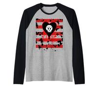 Alkaline Trio - Official Merchandise - Bloody Stripes Raglan Baseball Tee