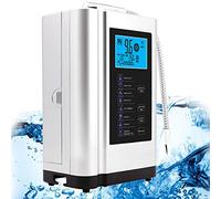 Alkaline Water Ionizer Machine, 7 Water Settings, pH3.5-10.5 Home Water Filtration System, 3.8in LCD Home Alkaline Acid Drinking Water Filter,36 x 29 x 19 cm (white)