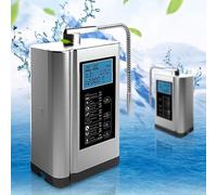 Alkaline Water Ionizer,Water Purifier Machine, Ph 3.5-10.5 Acid Alkaline Water Maker Machine, Up To -500mv Orp (Silver)
