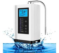 Alkaline Water Machine,Home Water Purifier, Alkaline Water Filter, pH 3.5-10.5 Water Ionizer with 7 Water Settings, 8000 Liters,Auto-Cleaning,Intelligent Voice,Silver