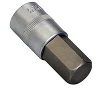 Alkan 24 mm 1/2 Inch Drive Hexagonal Socket | Cr-V steel, inner hexagonal socket spanner insert for hexagon socket screws, ratchet, assembly and workshop