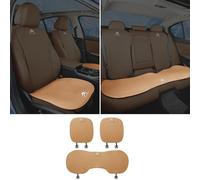 ALKANI Car Seat Protector for Citroen C3 Picasso, Comfort Memory Foam Seat Pad Breathable,Non Slip Car Seat Protector,Crystal Rice Dumpling-3 Pcs