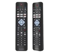 Alkia Remote Control, Compatible with Philips TVs, Replacement for Philips Smart TVs, LED, LCD, HDTV, 3D, With 6 Shortcut Buttons