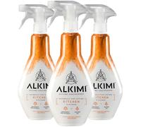 ALKIMI Kitchen Cleaning Spray, Pack of 3 - Powerful Cleaning, No Harsh Chemicals, with Natural Grapefruit Seed Extract & Tea Tree Oil