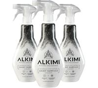 ALKIMI Shiny Surface Cleaning Spray, Pack of 3 - Powerful Cleaning, No Harsh Chemicals, with Natural Bergamot Oil & Lemongrass Extract