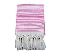ALKIMIA INC Mexican Handmade Cotton Dotted Rebozo Shawl (Pink)