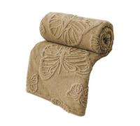 ALkjuozpidi Fleece Throw Bubble Blanket Soft Fluffy Warm Flannel Blanket Cute 3D Butterfly Jacquard Bath Towel Outdoor Lightweight Cosy Quilt for Bedroom Bathroom Office Break 100 x 150 cm