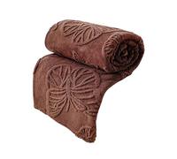ALkjuozpidi Fleece Throw Bubble Blanket Soft Fluffy Warm Flannel Blanket Cute 3D Butterfly Jacquard Bath Towel Outdoor Lightweight Cosy Quilt for Bedroom Bathroom Office Break 100 x 150 cm